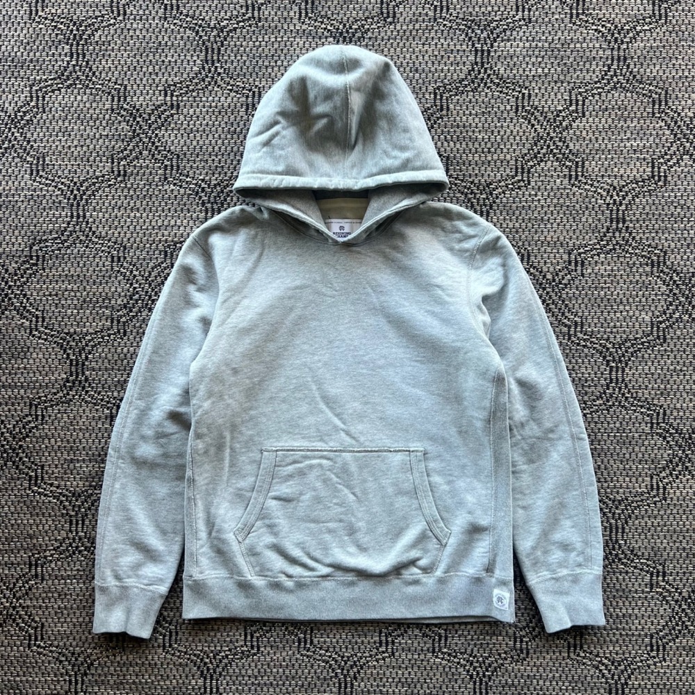 Reigning Champ Sweatshirt Mens Medium Grey Heavyweight Terry Hoodie